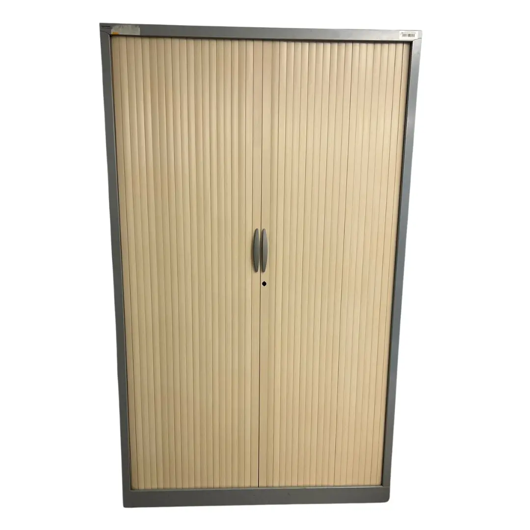 Armoire métallique  haute gris beige