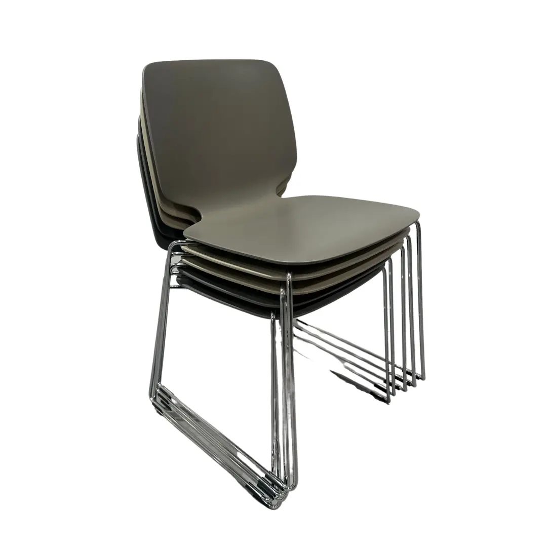 Chaises Polyvalentes réunions réception grise