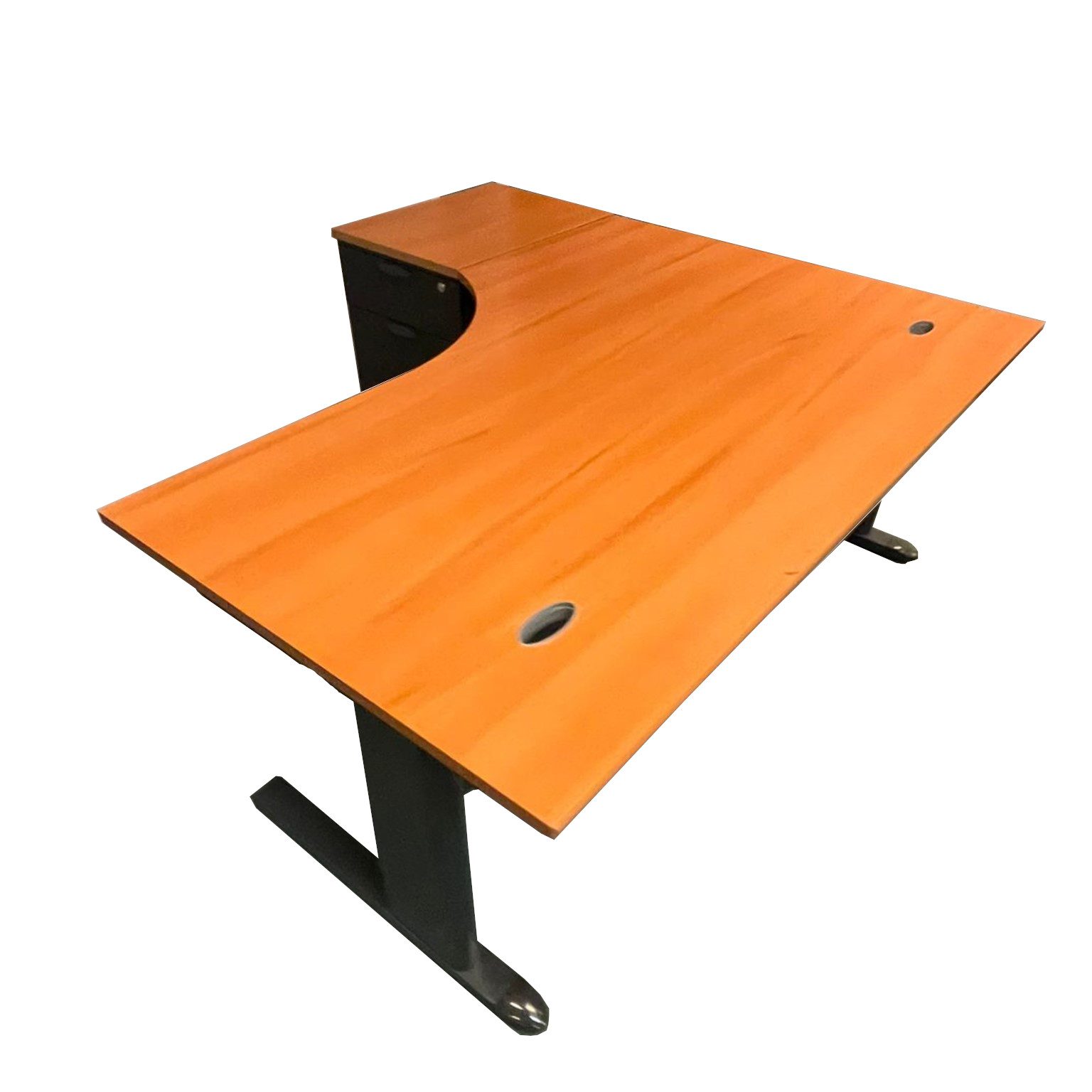 Bureau d'angle Laquet : espace de travail optimal