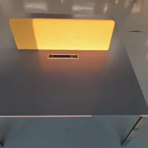 Alternative view of bureau bench  professionnel double poste avec cloison acoustique