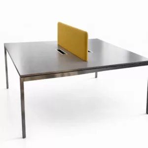 bureau bench  professionnel double poste avec cloison acoustique
