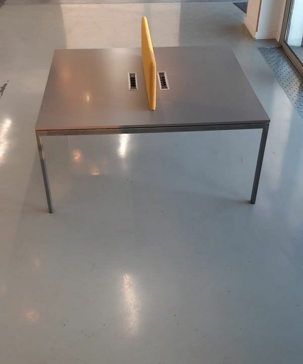 Bureau bench double professionnel 140/160 cm – Image 3