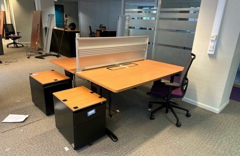 Bureau Bench face à face open space – Image 5