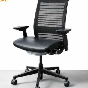🪑 Chaise de Bureau Reconditionnée Steelcase Think V2 Black – Accoudoirs 4D