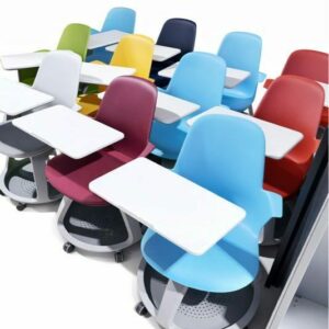 Alternative view of Chaise Steelcase Node avec tablette – formation / école – occasion pro