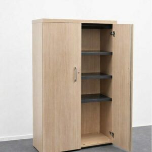 Alternative view of Armoire bureau pro design bois – 70 HT stock dispo immédiat