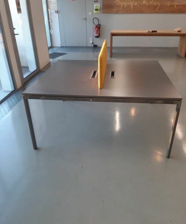 Bureau bench double professionnel 140/160 cm – Image 2