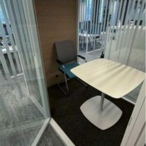Alternative view of Cabine acoustique Fantoni 2 places – Bulle phonique bureau – Très bon état