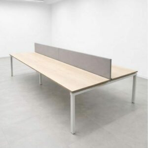 Bench bureaux professionnels Steelcase FrameOne – 4 postes – occasion pro