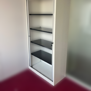 Armoire métallique grande blanche