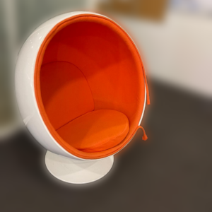 Ball chair orange
