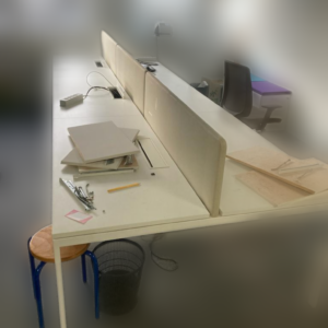 Bureau Bench de 4 Postes