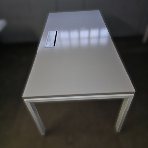 Bureau droit Majencia blanc