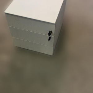 Caisson en Métal Blanc
