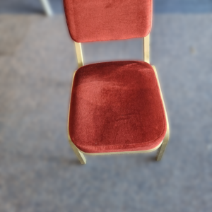 Chaise design velours
