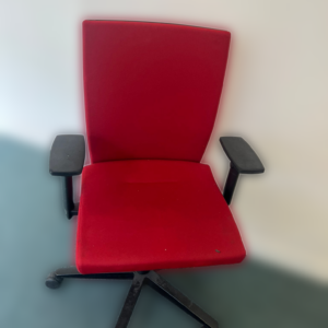 Fauteuil ergonomique rouge