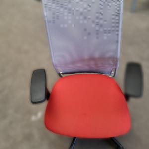 Fauteuil ergonomique Rouge gris