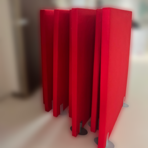 Separateur Accoustique rouge