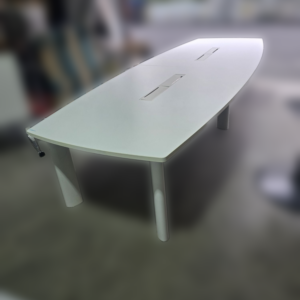 Table de Réunion Blanche Stratifié