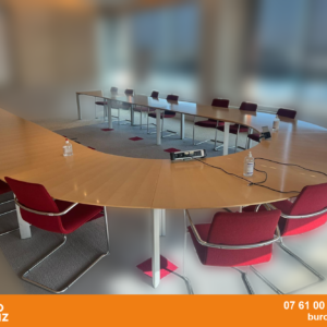 Table de reunion en U