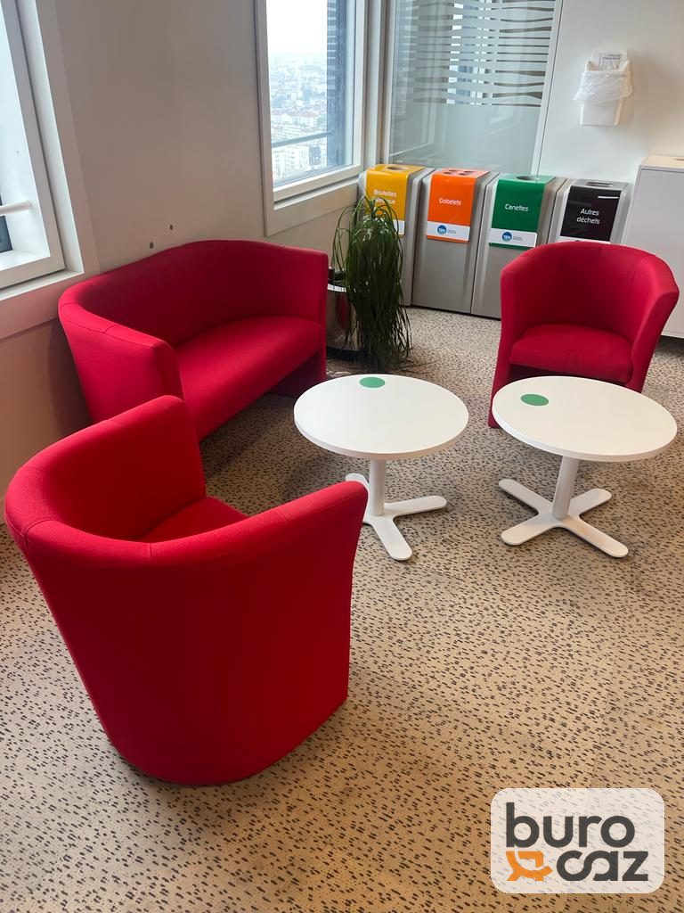 Fauteuil cabriolet rouge — photo 2