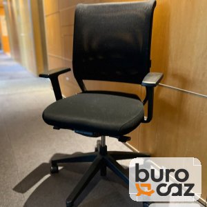 Fauteuil de bureau ergonomique dossier résille noir