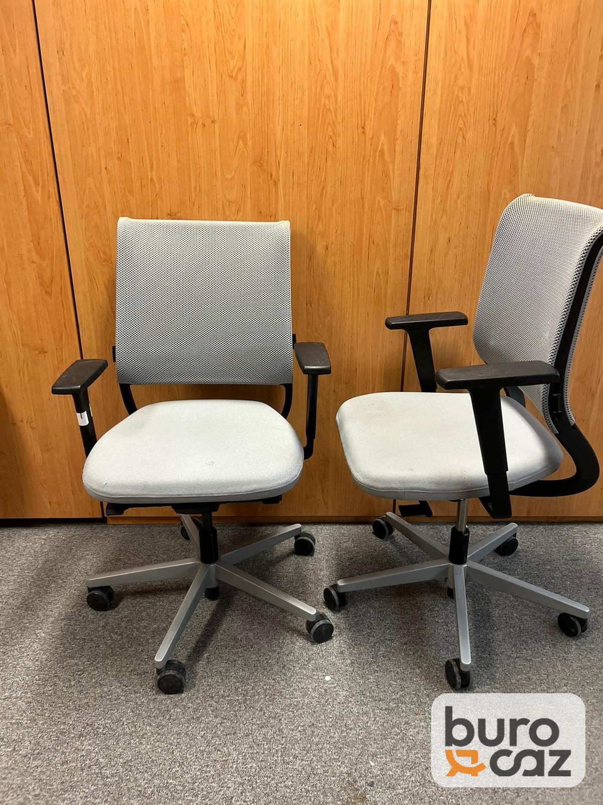 Fauteuil de bureau ergonomique résille grise — photo 2