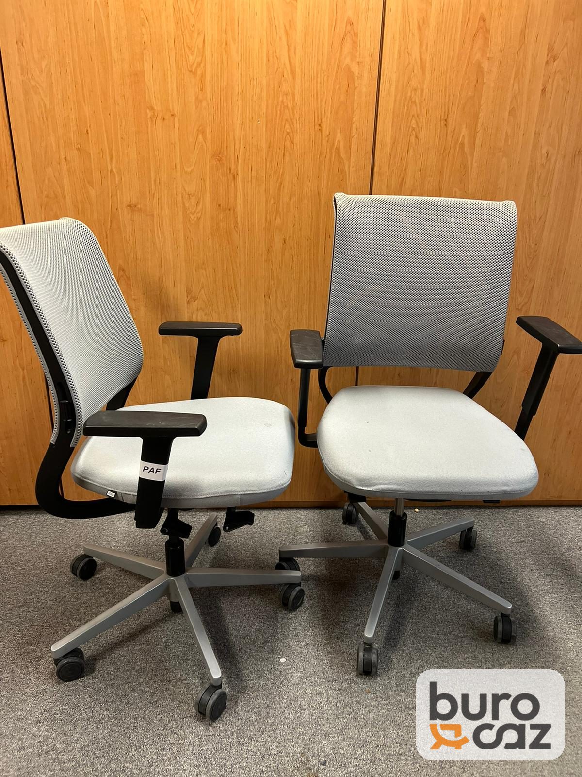 Fauteuil de bureau ergonomique résille grise — photo 3