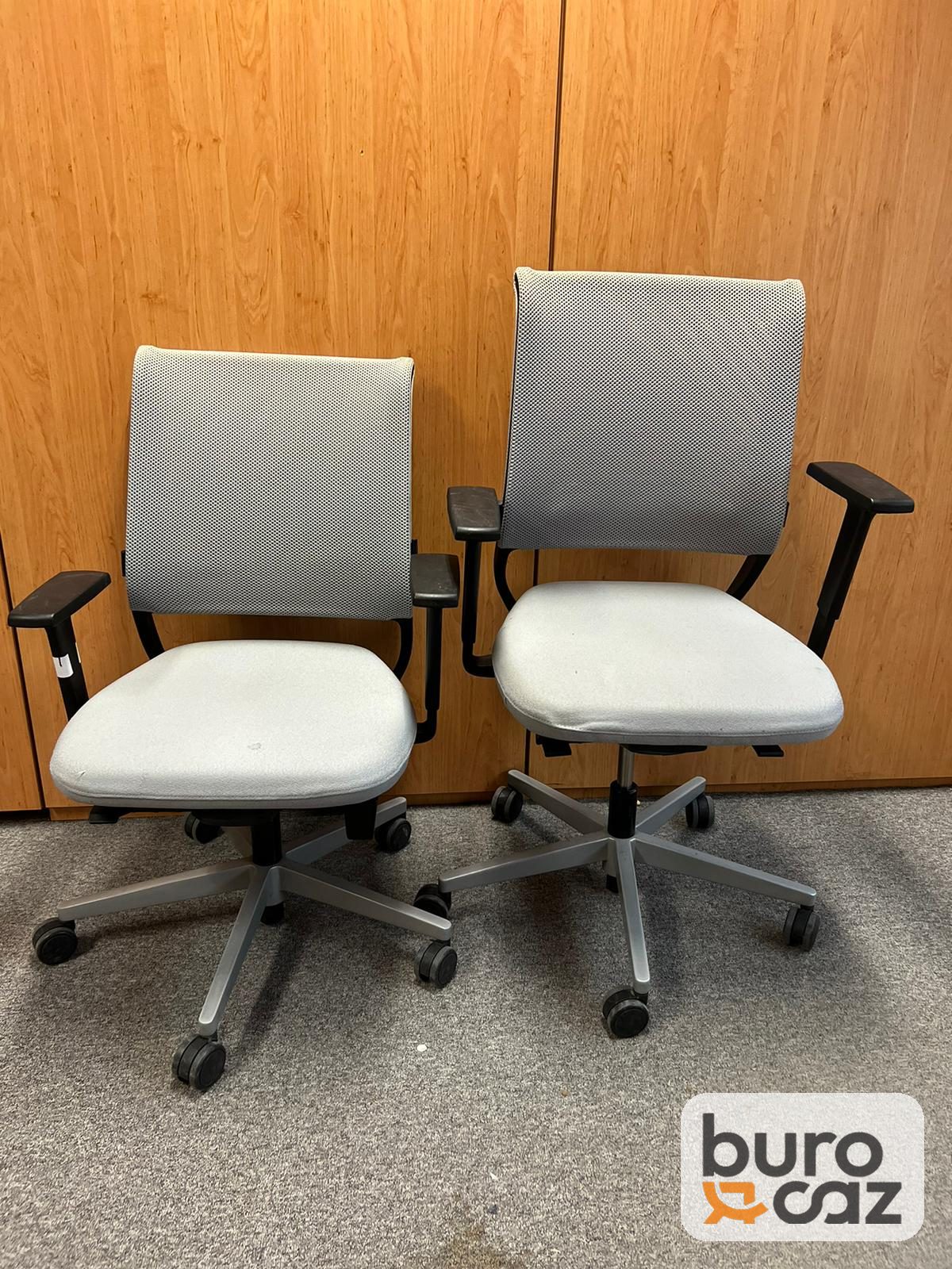 Fauteuil de bureau ergonomique résille grise — photo 4