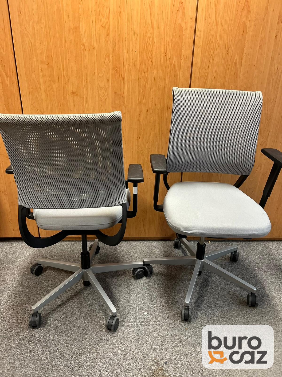 Fauteuil de bureau ergonomique résille grise — photo 5