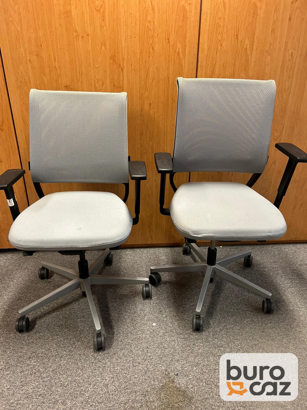 Fauteuil de bureau ergonomique résille grise — photo 6