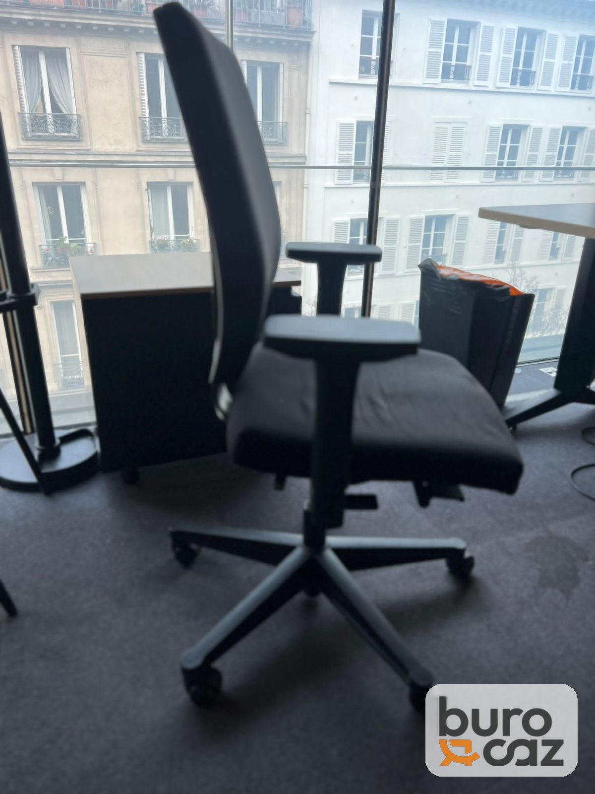 Fauteuil de bureau ergonomique Sedus tissu noir — photo 5