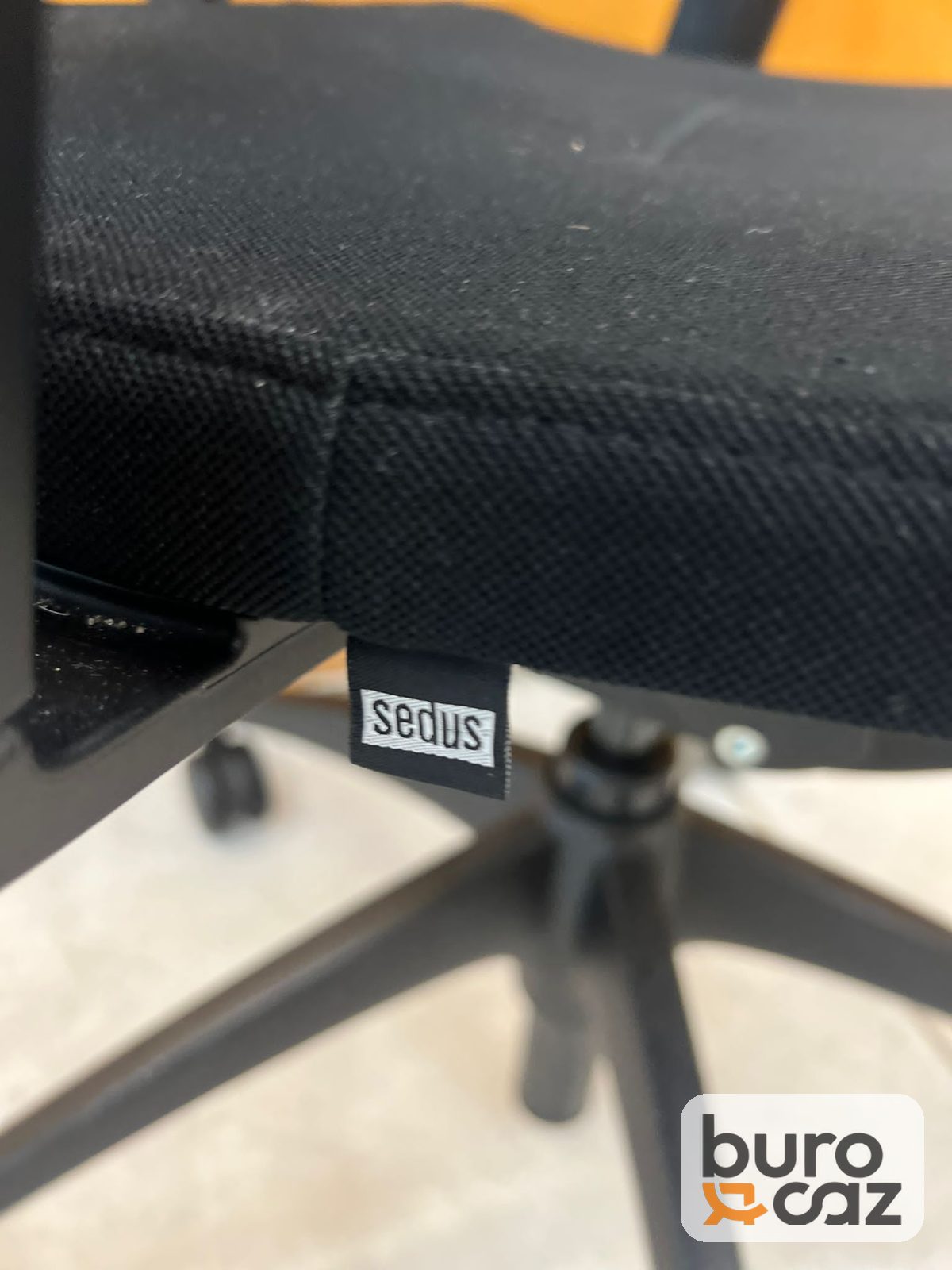 Fauteuil de bureau ergonomique Sedus tissu noir — photo 9