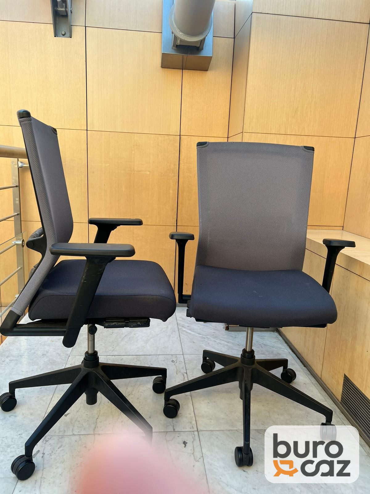 Fauteuil ergonomique Haworth résille grise — photo 4
