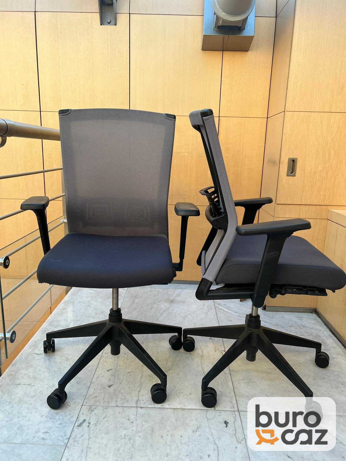 Fauteuil ergonomique Haworth résille grise — photo 5