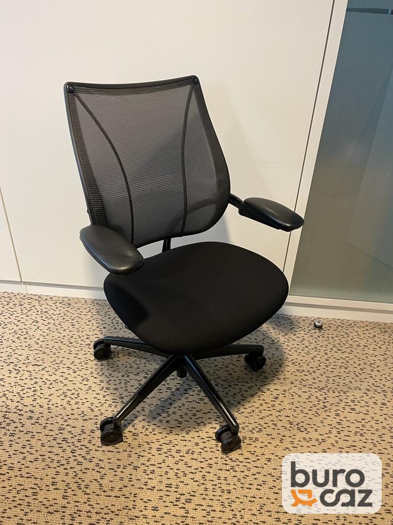 Fauteuil ergonomique Humanscale Liberty résille noire — photo 2
