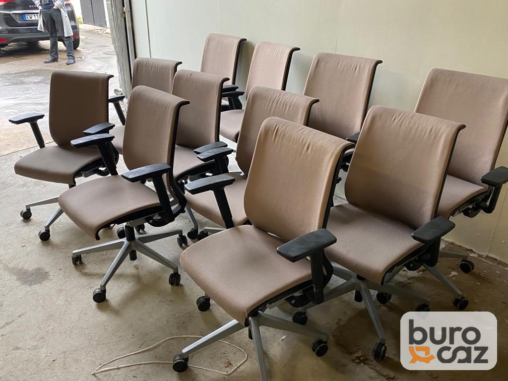 Fauteuil ergonomique Steelcase Think tissu taupe — photo 7
