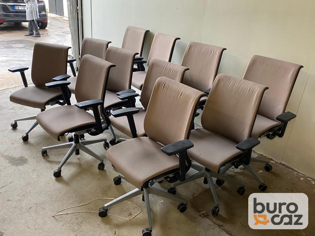 Fauteuil ergonomique Steelcase Think tissu taupe — photo 8
