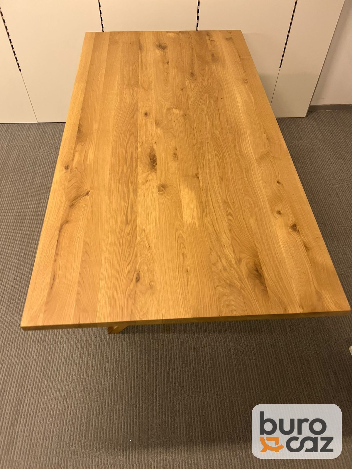 Table en chêne massif pieds en X — photo 3