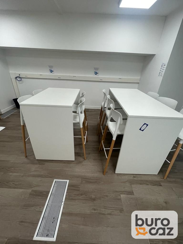 Table haute mange-debout blanche — photo 3